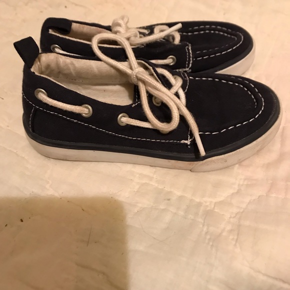 Gymboree Blue canvas toddler shoes - Picture 4 of 6